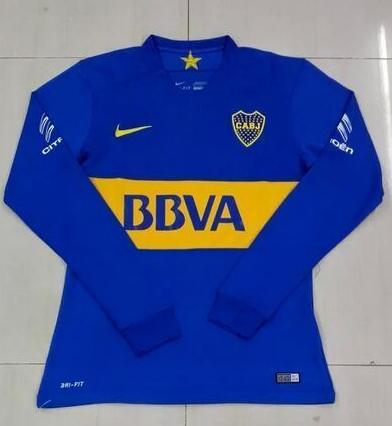 Boca Juniors 2015-16 LS Home Soccer Jersey